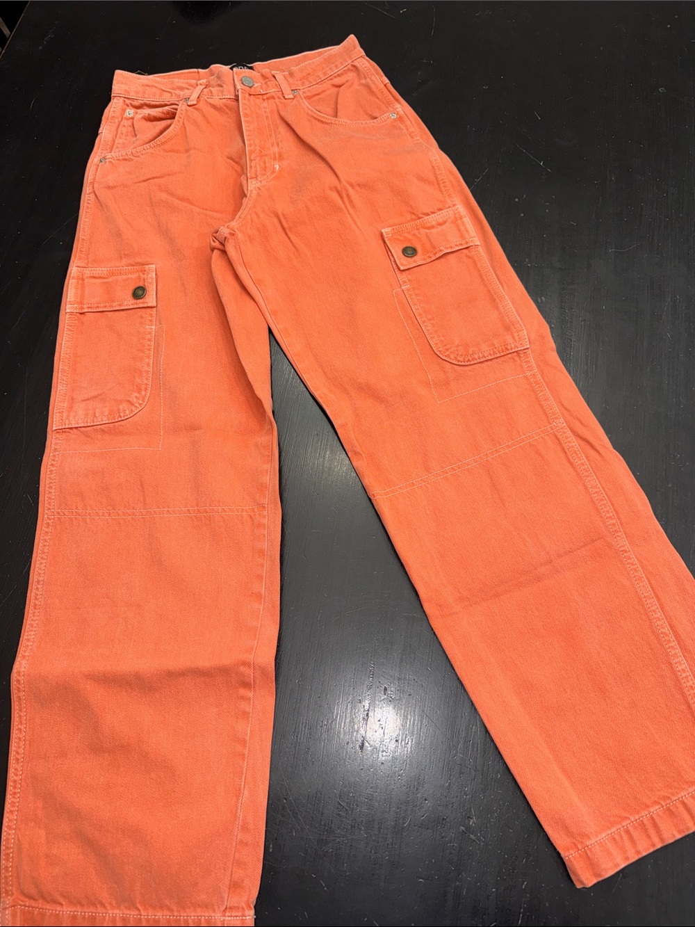 urban outfitters BDG orange/coral jeans. size 24. good used condition.